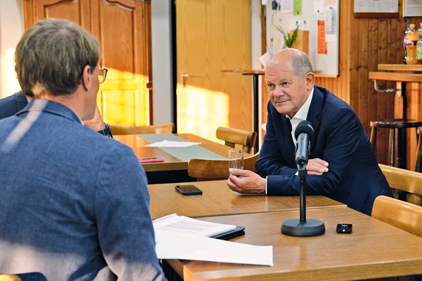 Olaf Scholz im Interview