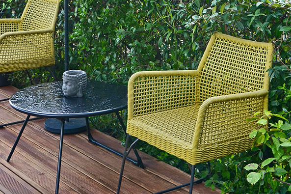 Rattan-Lounge