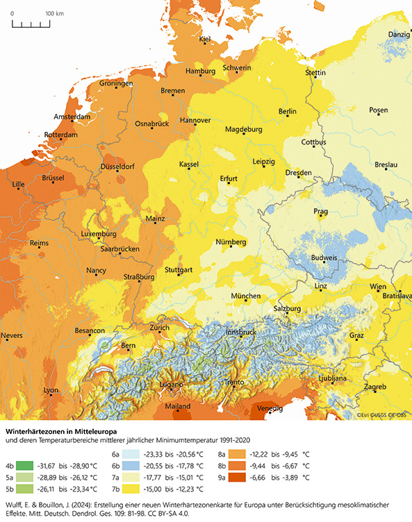 Winterhärtezonen verschieben sich