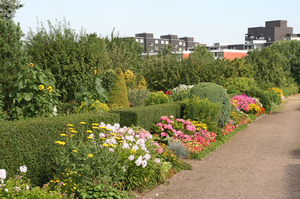 Kleingartenanlagen in Wohngebieten