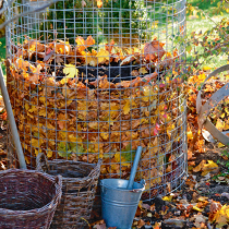 Gartenwissen: Laubkompost